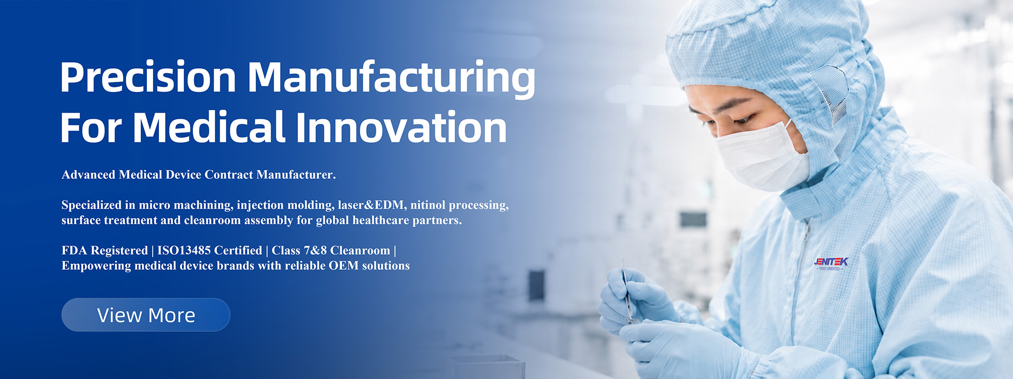 precison manufacturing for medical innovation